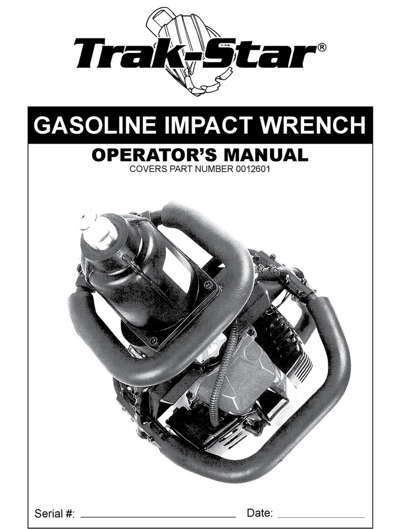 Trak-Star 1" Gasoline Impact Wrench Operator's manual