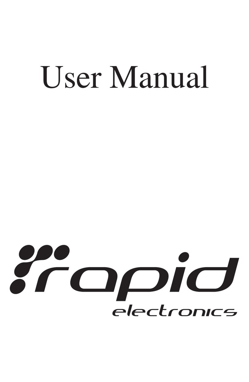 Rapid Electronics KG888 Installation handbook