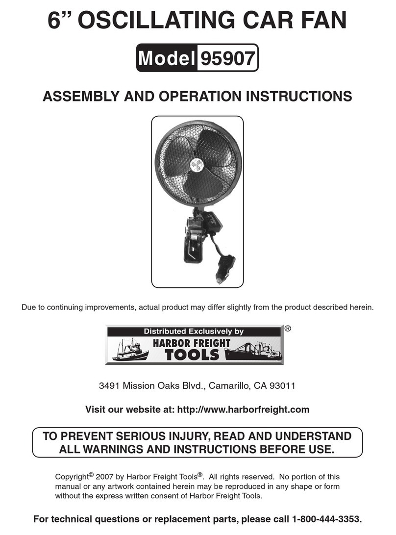 Harbor Freight Tools 95907 Parts list manual
