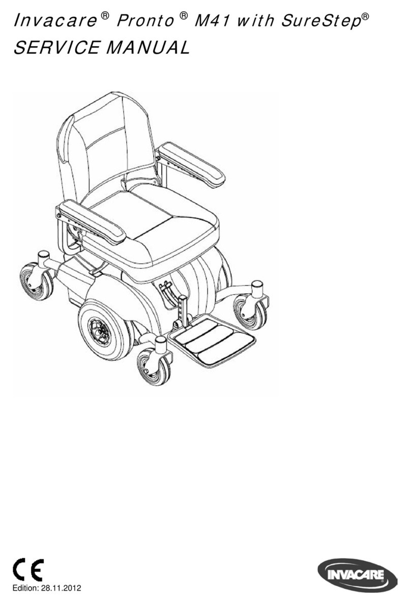 Invacare ProntoM41 Service manual