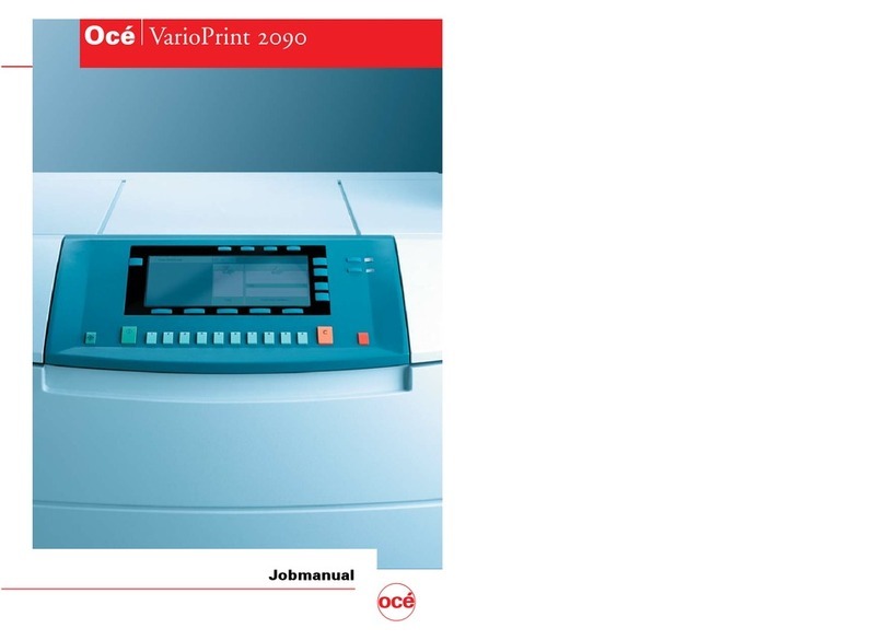 Oce VarioPrint 2090 Instruction and safety manual