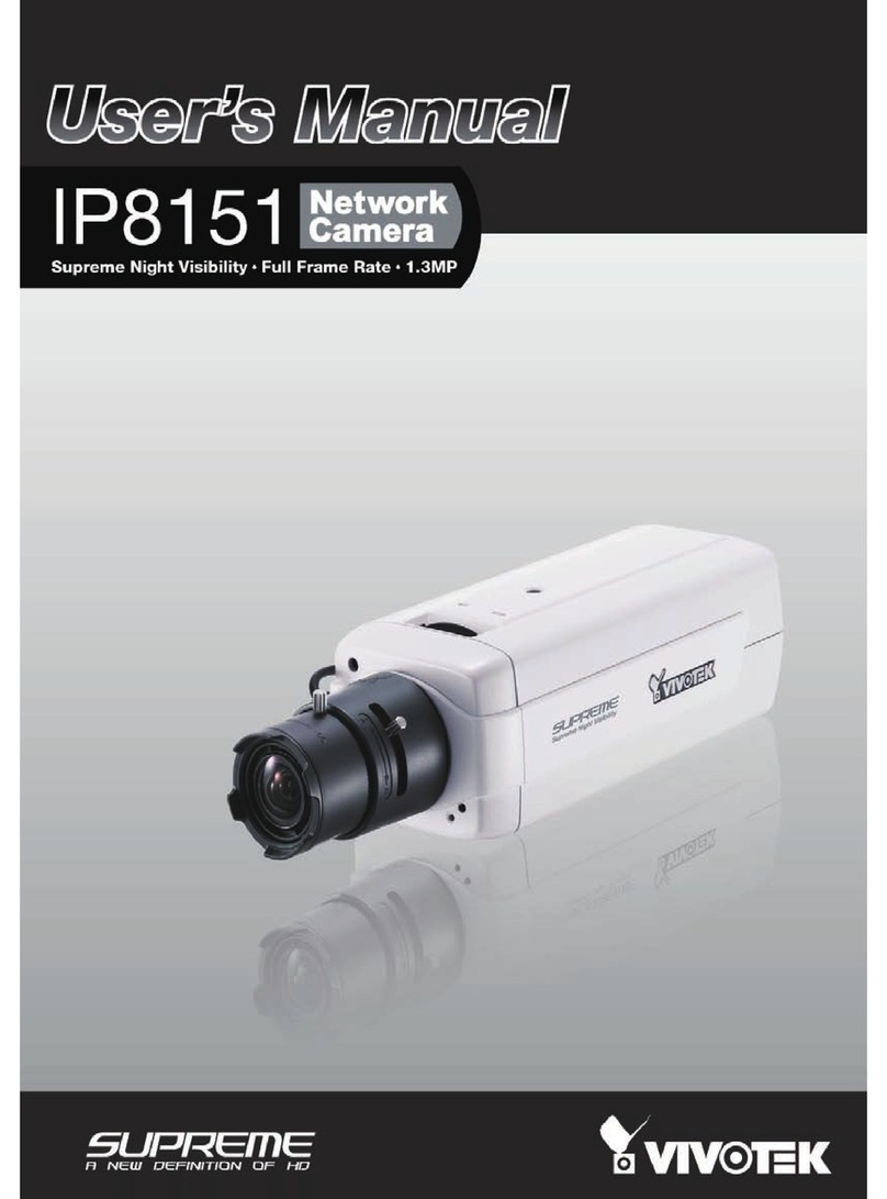 Vivotek Supreme IP8151 User manual