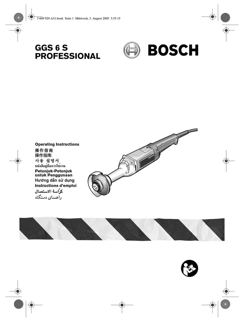 Bosch GGS 6 S PROFESSIONAL operating instructions Bosch GGS 6 S PROFESSIONAL operating instructions