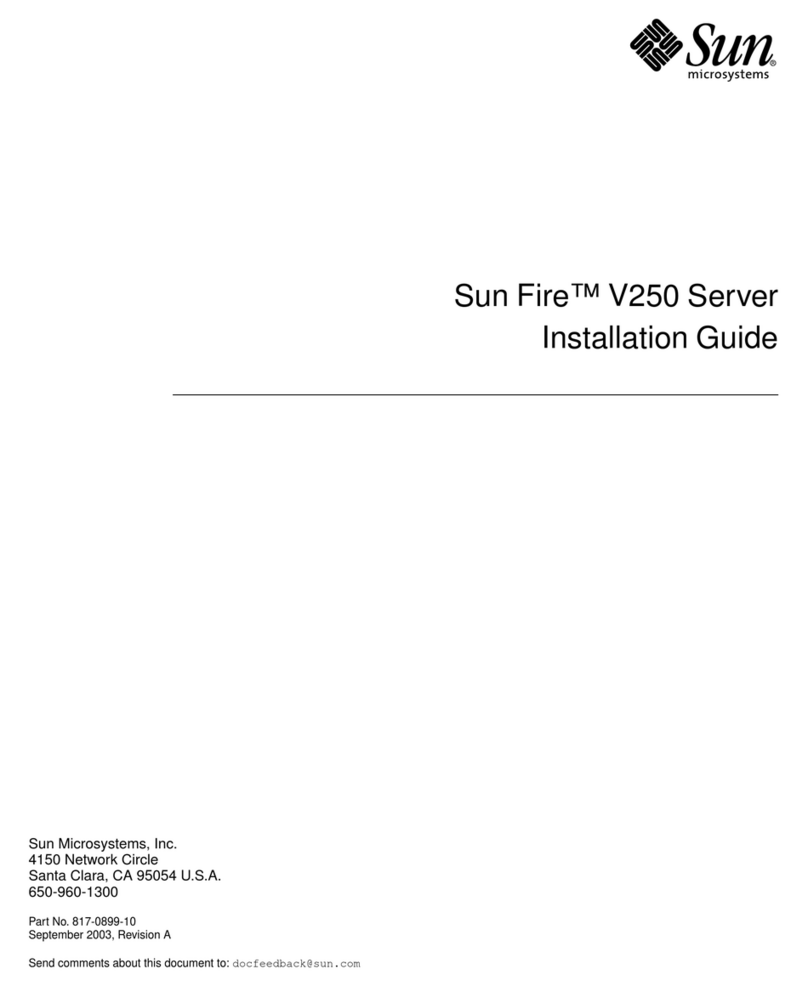 Sun Microsystems V250 installation guide