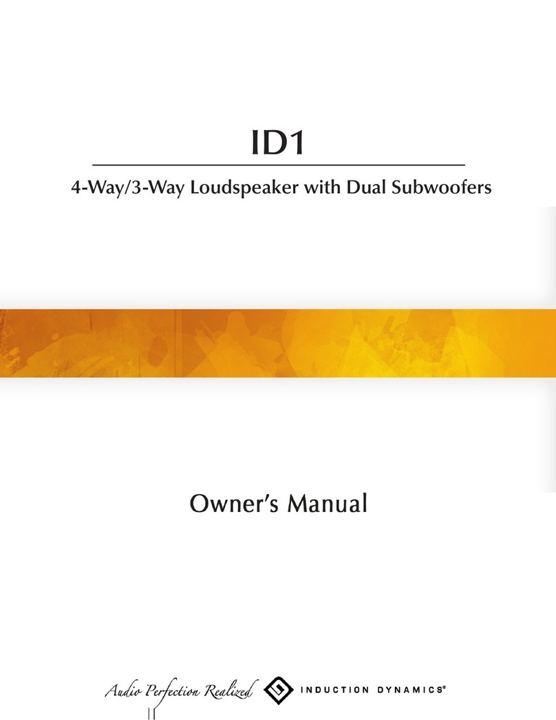 Induction Dynamics ID1 User manual Induction Dynamics ID1 User manual