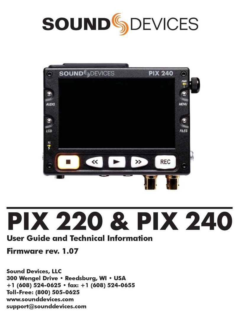 Sound Devices PIX 240 Manual Sound Devices PIX 240 Manual