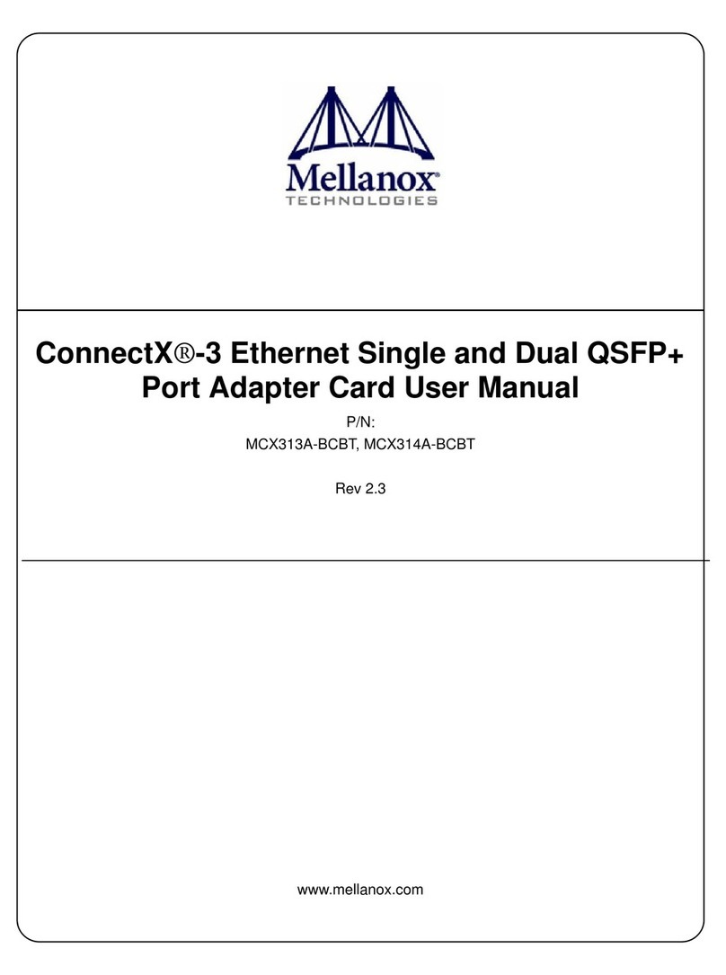Mellanox Technologies MCX313A-BCBT? MCX314A-BCBT user manual