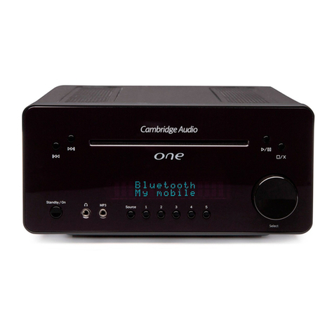 Cambridge Audio one user manual