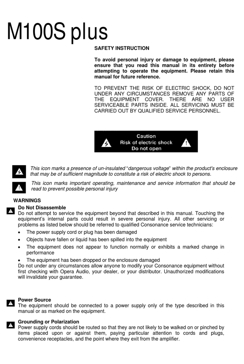 Opera Audio M100S plus User manual