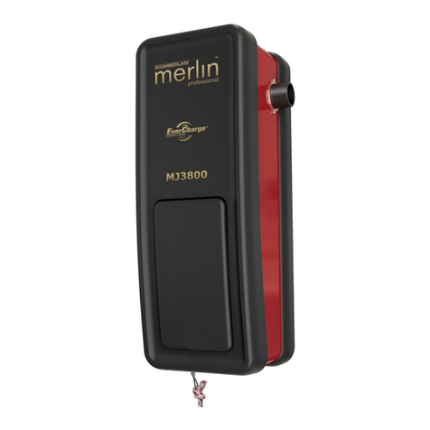 Merlin MJ3800 Installation and operating instructions Merlin MJ3800 Installation and operating instructions