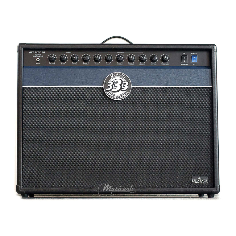 JET CITY AMPLIFICATION JCA5212RC owner's manual JET CITY AMPLIFICATION JCA5212RC owner's manual