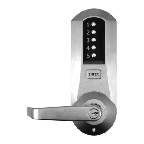 Kaba SIMPLEX 5000 CYLINDRICAL User manual