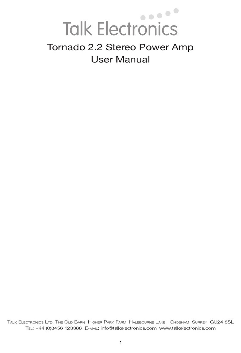 Talk electronics Tornado 2.2 User manual