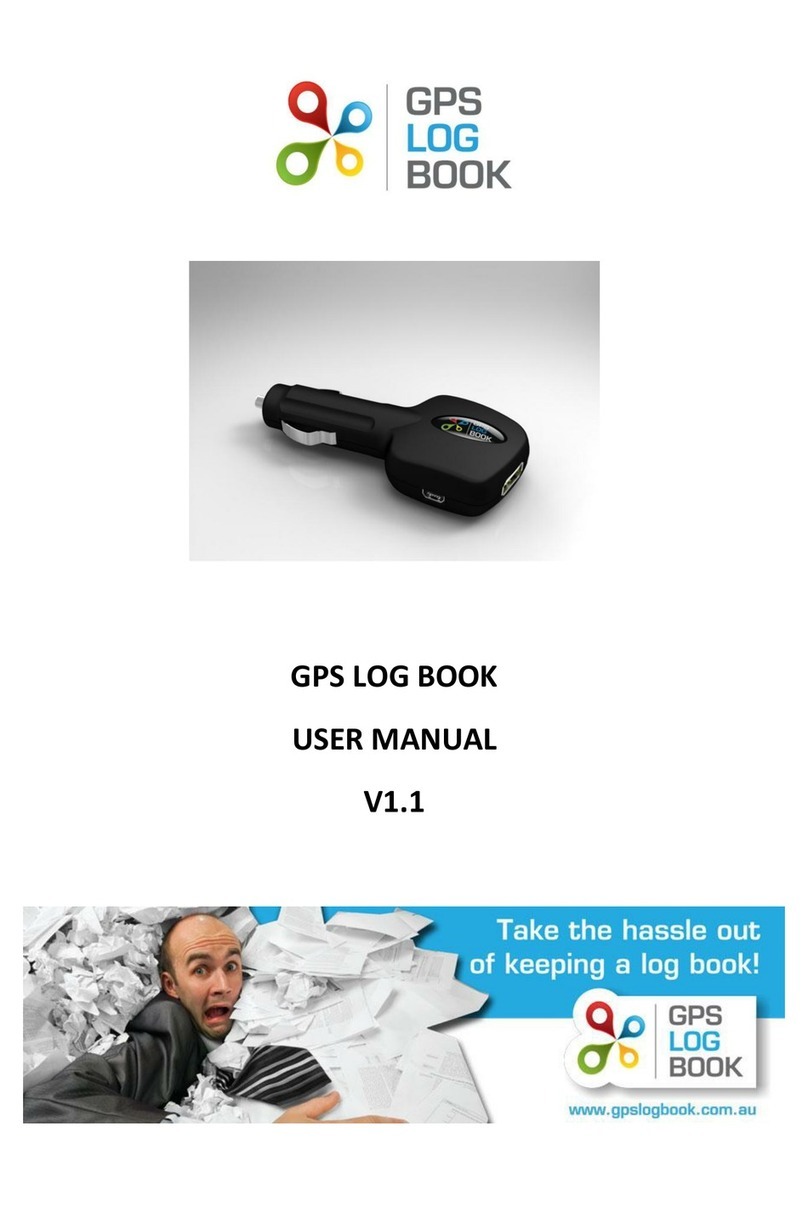 GPS Log Book compact trip recording device user manual