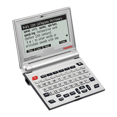 Franklin SCD-2100 user guide