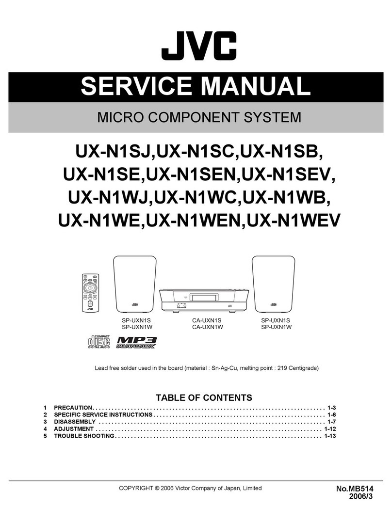 JVC UX-N1SJ Service manual