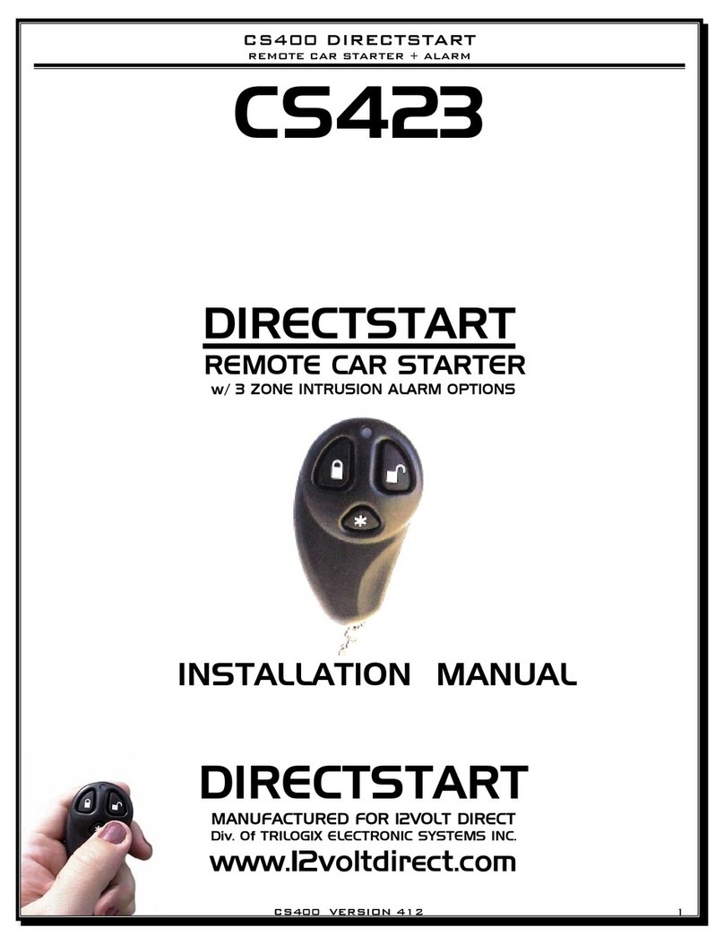 12Volt DirectStart CS423 User manual