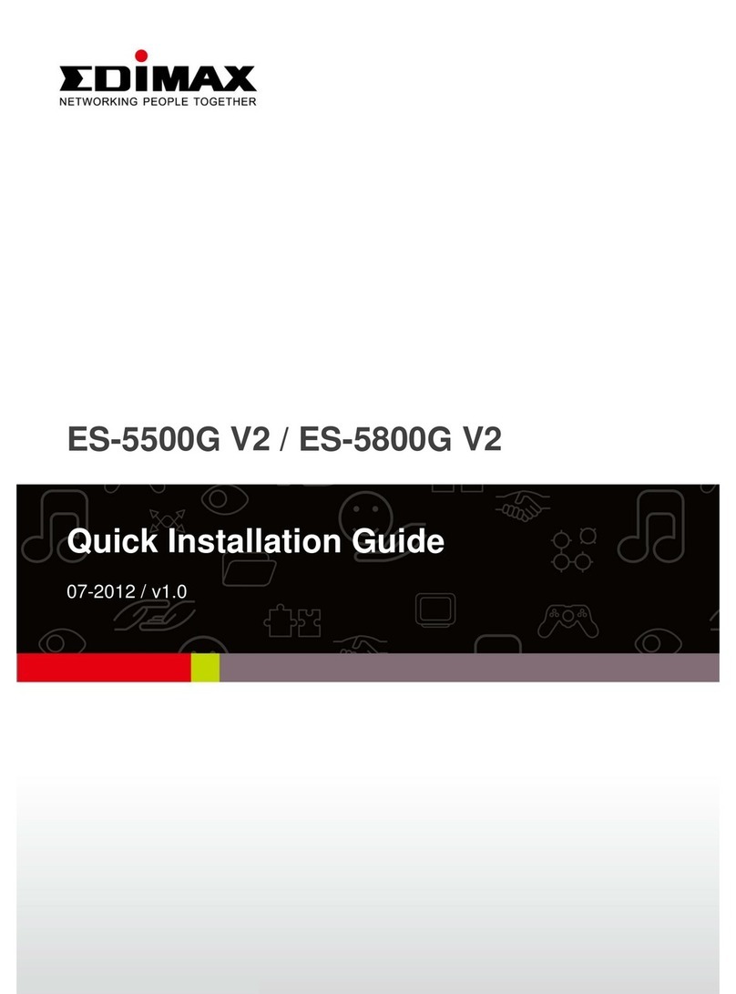 Edimax ES-5500G V2 Quick installation guide