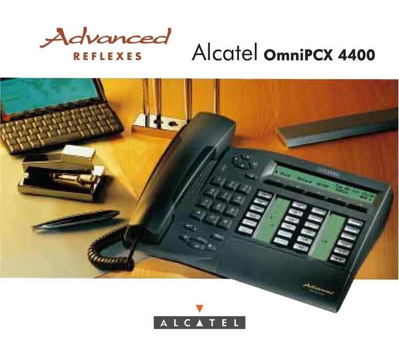Alcatel OmniPCX 4400 User manual