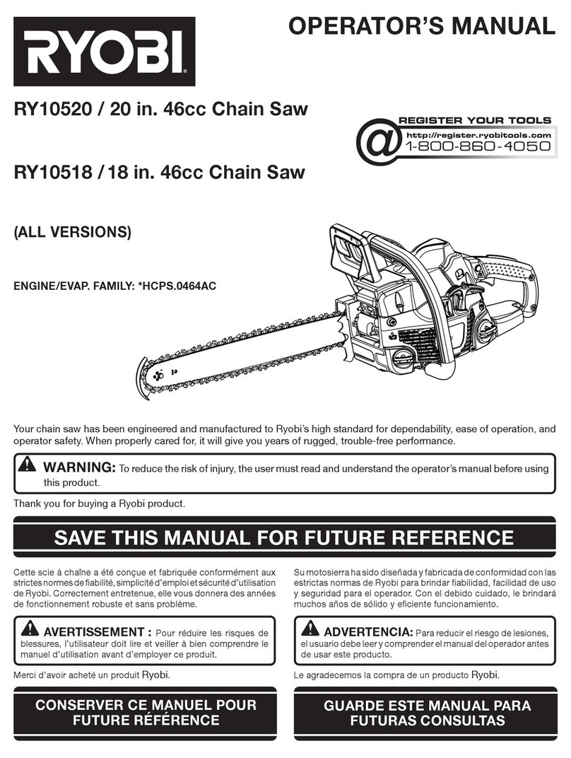 Ryobi RY10520 User manual