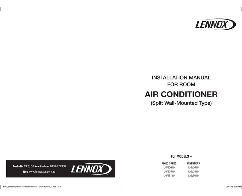 Lennox LNIV2610 User manual