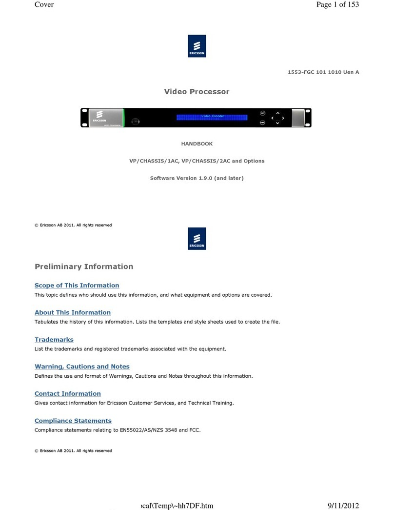 Ericsson 1553-FGC 101 1010 Uen A User manual