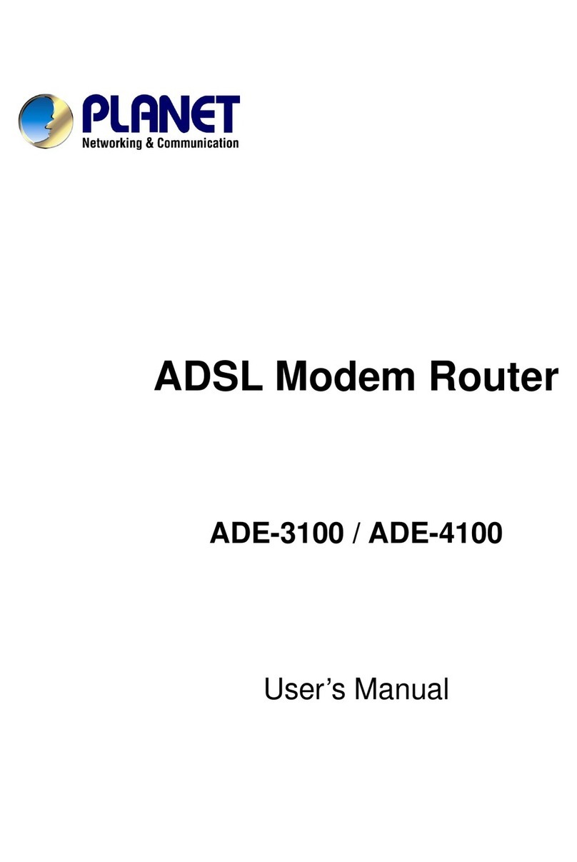 Planet ADE-3100 user manual