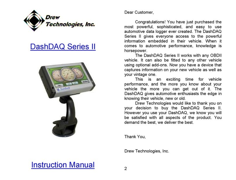 Drew Technologies DashDAQ Series II User manual