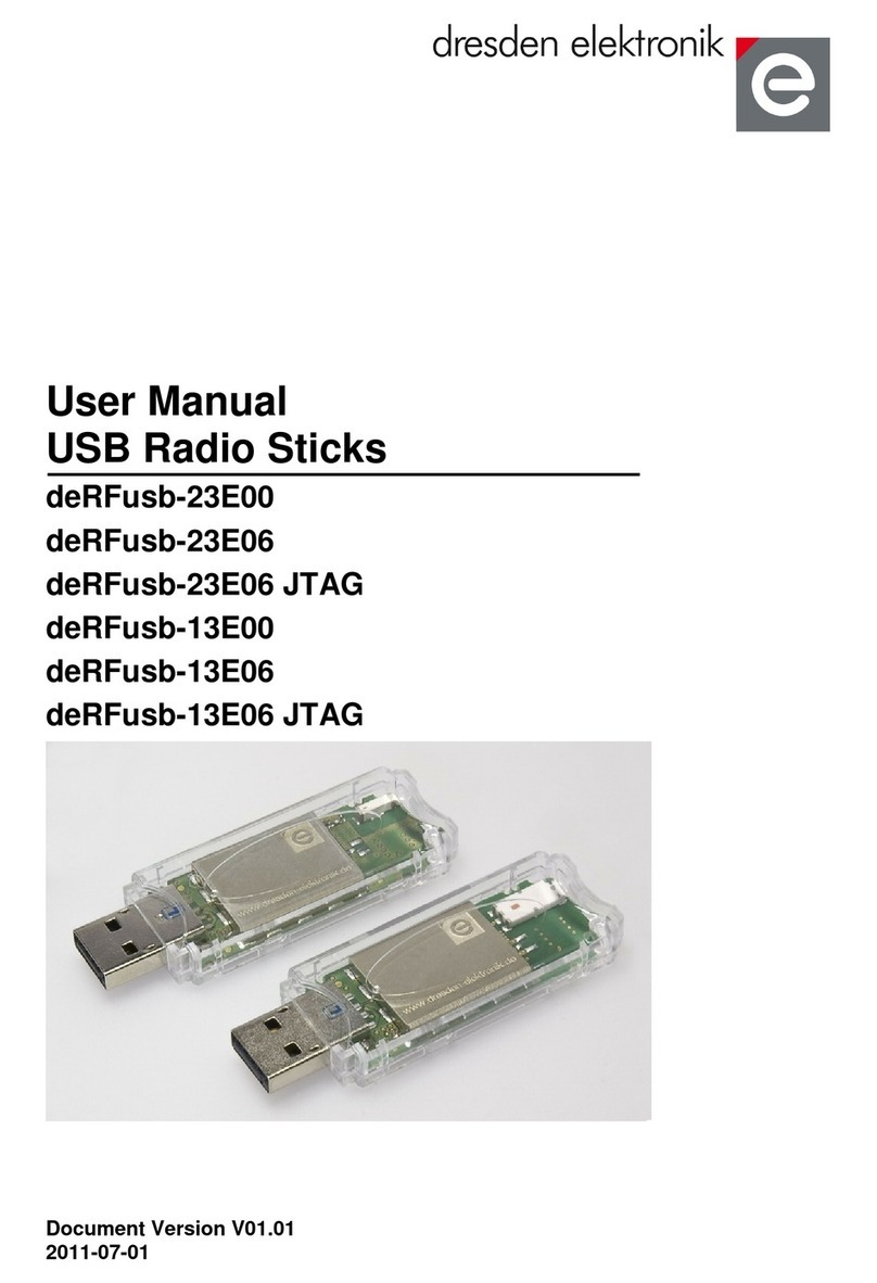dresden elektronik deRFusb-23E00 user manual