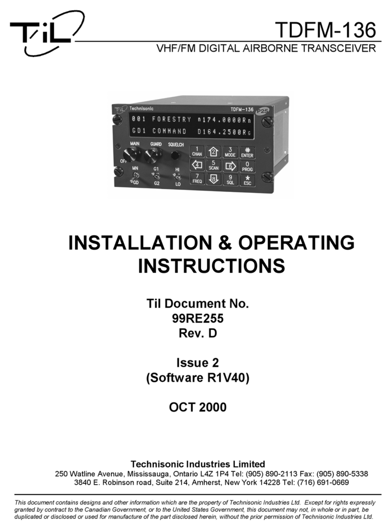 TIL TDFM-136 Manual