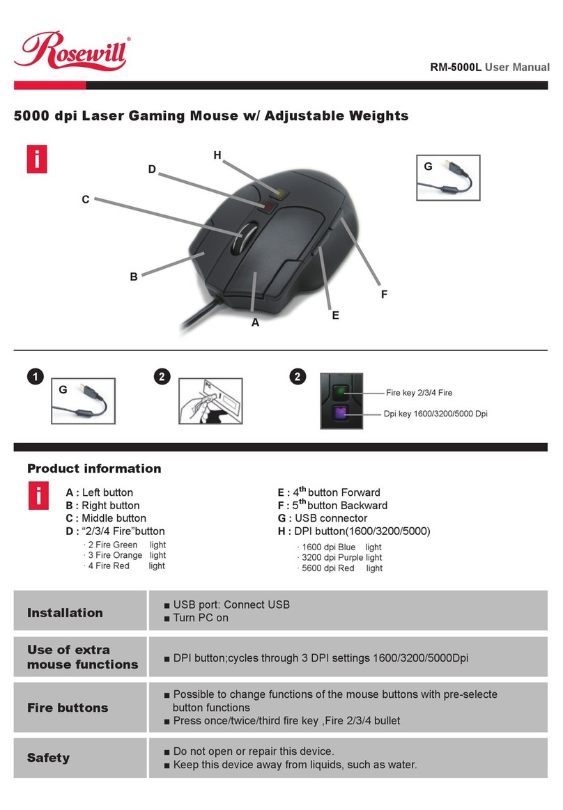 Rosewill RM-5000L User manual