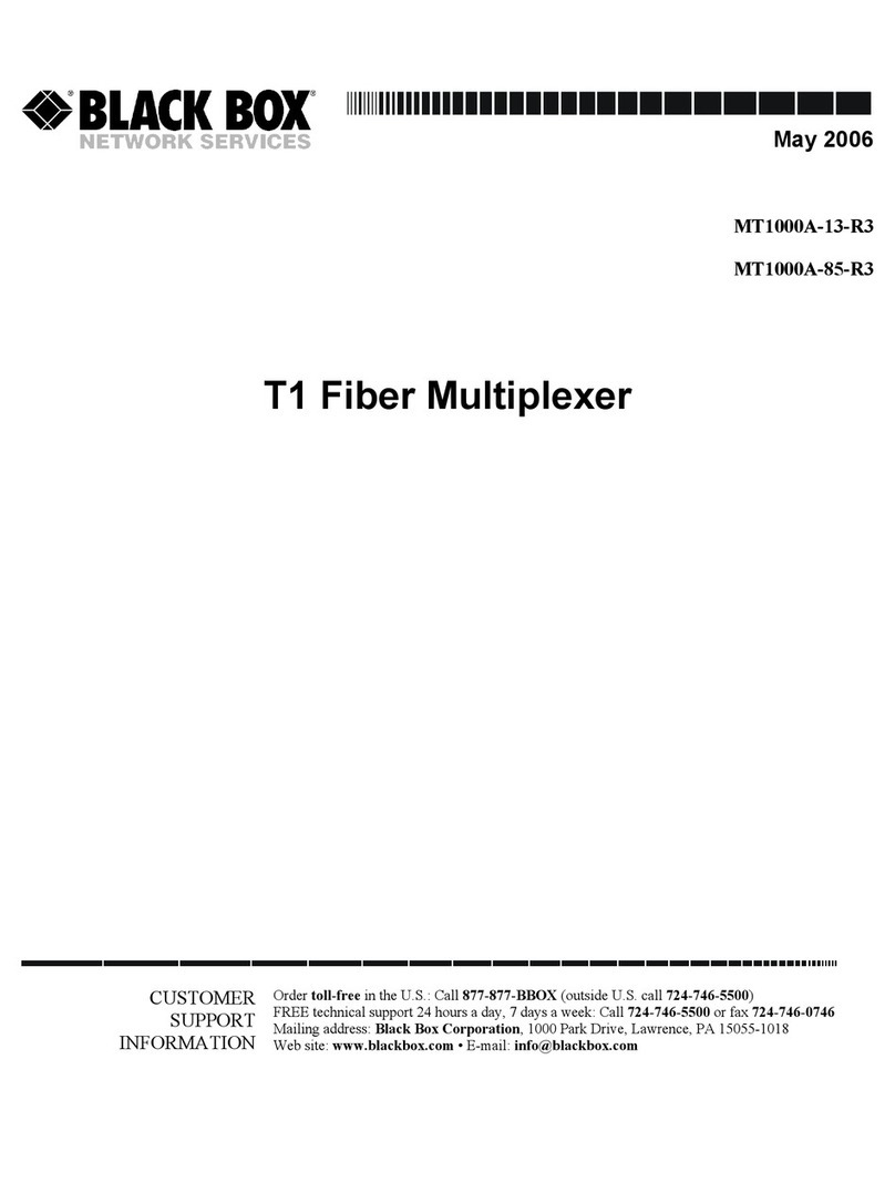 Black Box MT1000A-13-R3 quick start guide