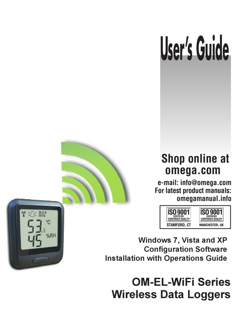 Omega OM-EL-WiFi Series User manual Omega OM-EL-WiFi Series User manual