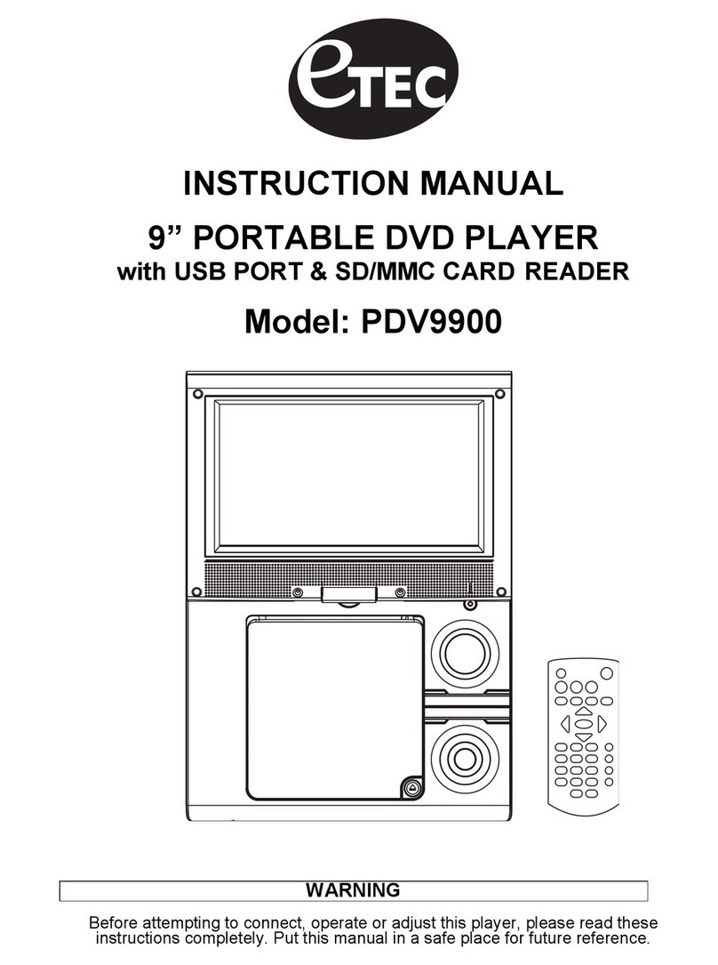 Etec PDV9900 instruction manual