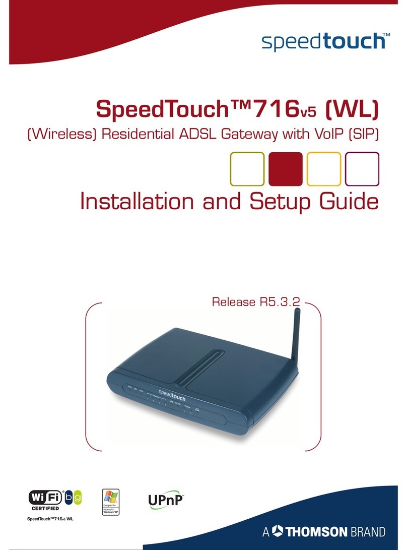 Speedtouch SpeedTouch 716v5 (WL) Installation and setup guide