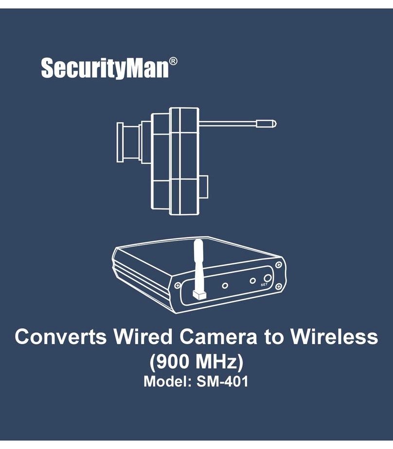 SecurityMan SM-401 instruction manual