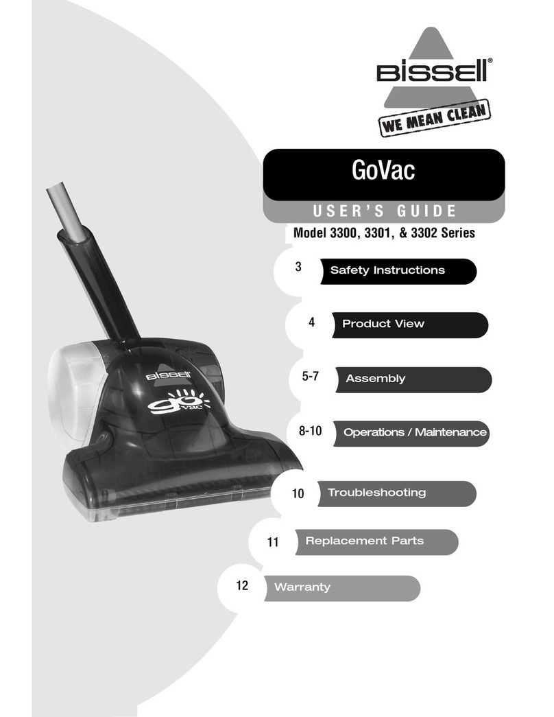 Bissell 3300 Series user guide
