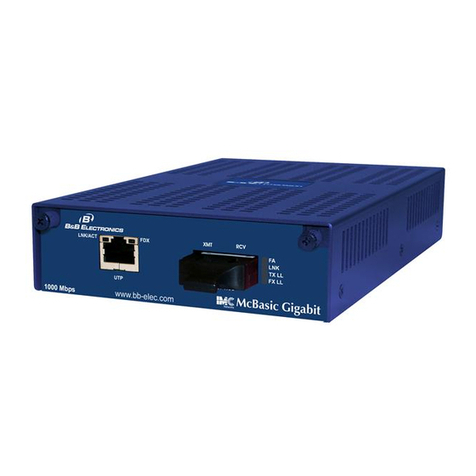 B&B Electronics McBasic-Gigabit User manual B&B Electronics McBasic-Gigabit User manual