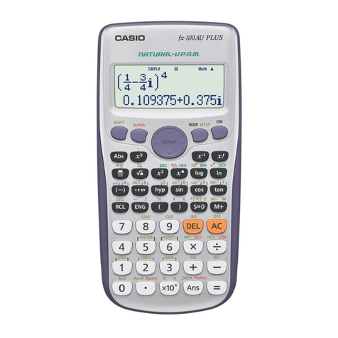 Casio fx-82AU PLUS User manual