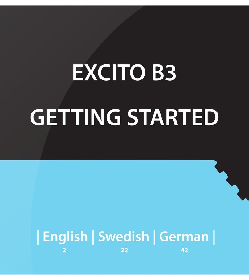 Excito B3 Getting started