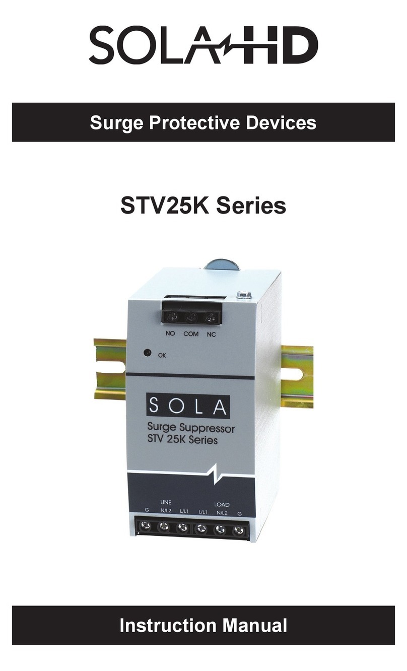 Sola HD STV25K Series instruction manual