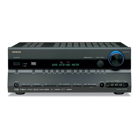 Onkyo TXSR705 - 7.1 Channel Home Theater Receiver instruction manual