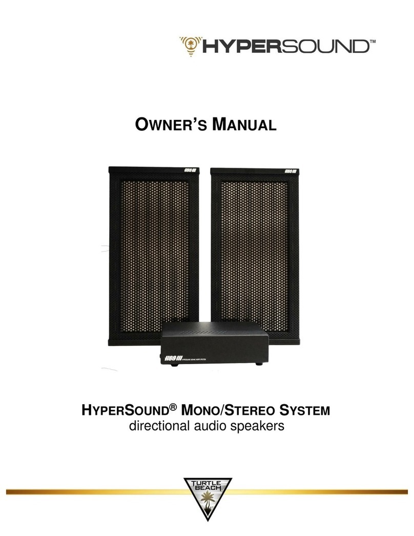 Turtle Beach Hyper Sound owner's manual