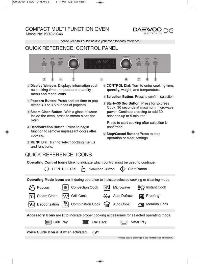 Daewoo KOC-1C4K User manual