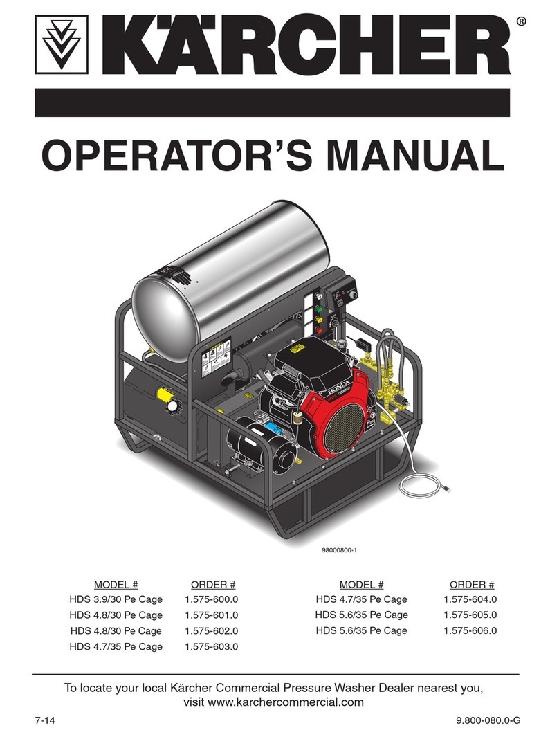 Kärcher HDS 3.9/30 Pe Cage Operator's manual