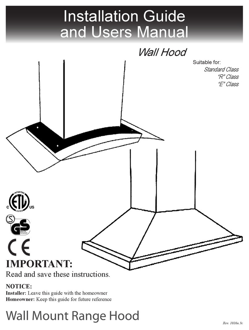 bossino Avenger 30" Installation guide and user's manual