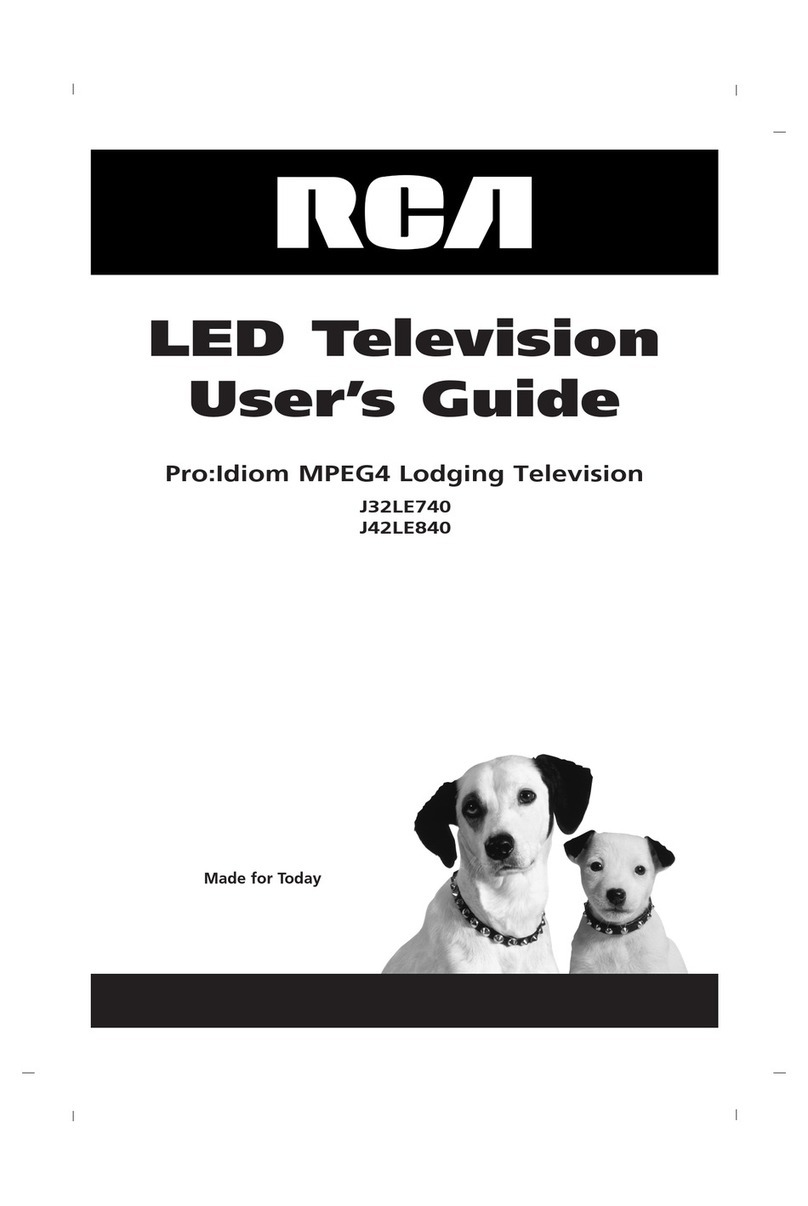 RCA J32LE740 User manual