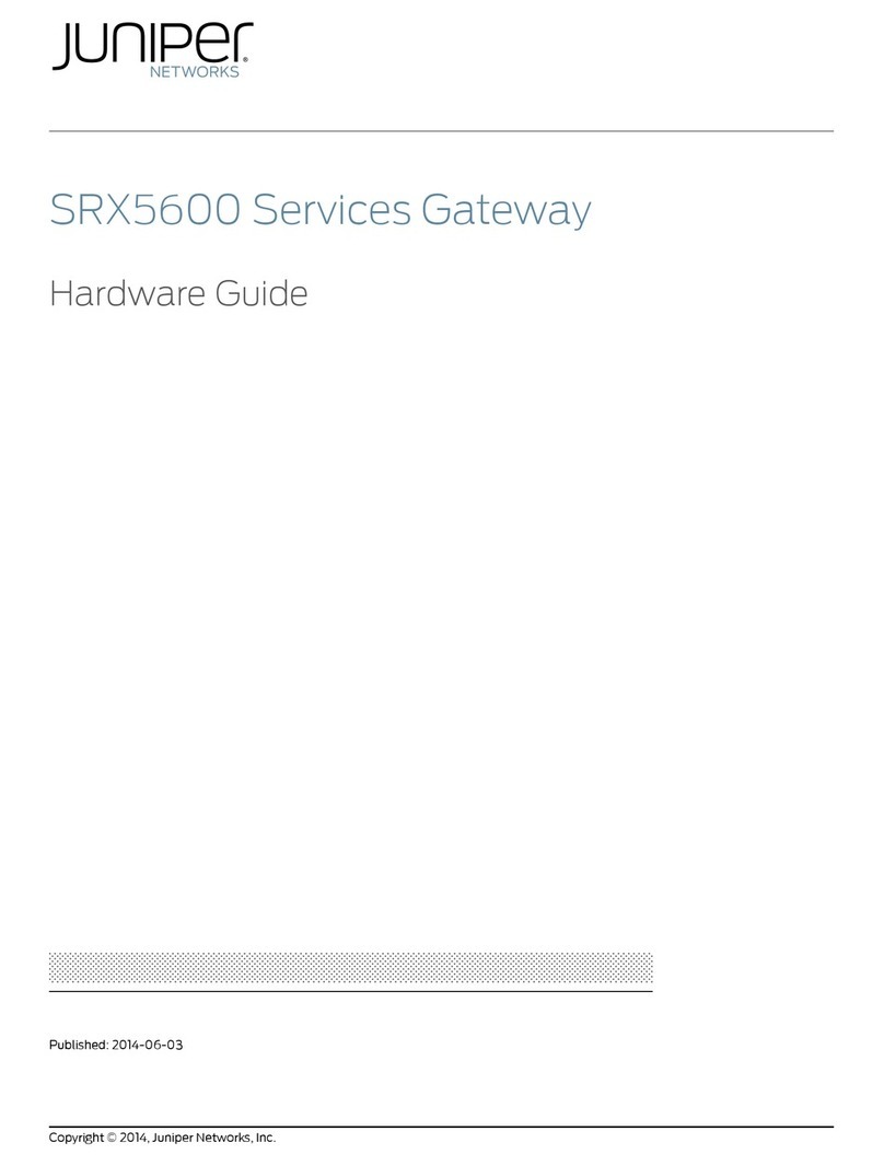 Juniper SRX5600 Installation instructions