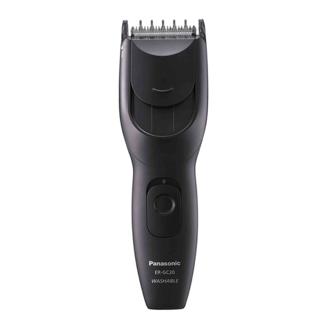 Panasonic ER?GC20 operating instructions
