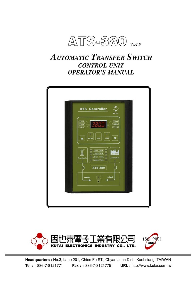 Kutai electronics ATS-380 User manual